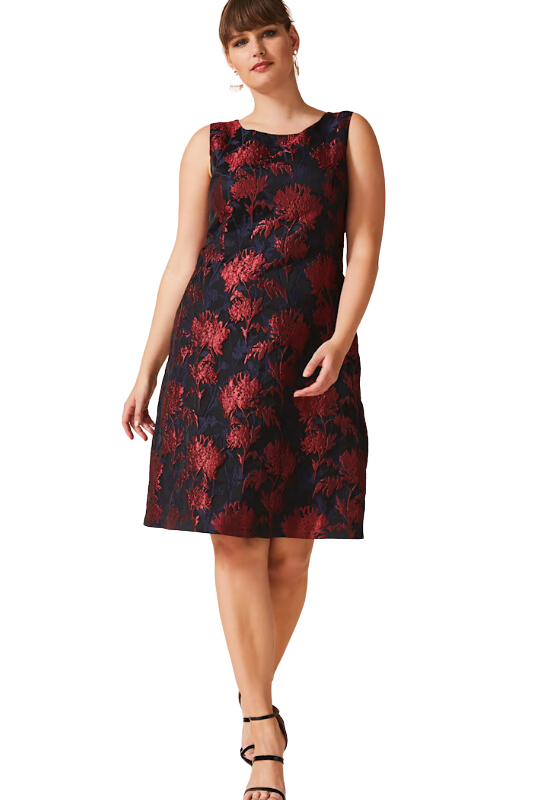 Flower design multicoloured Greta jacquard dress size 20 by Studio 8 by Phase Eight.