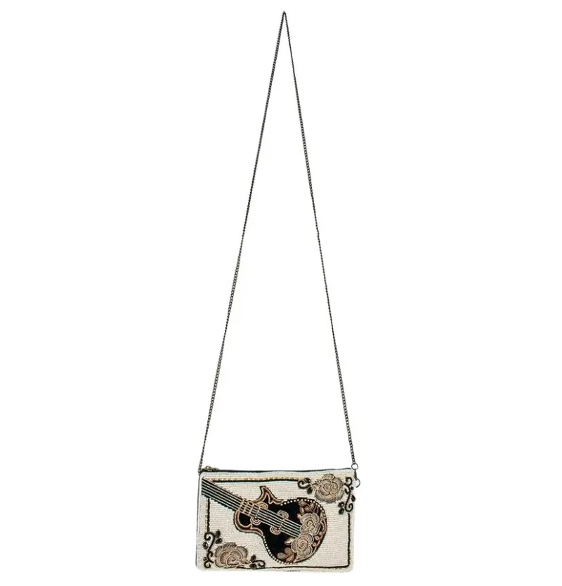 Mary Frances Guitar Player Crossbody Phone Bag