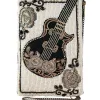 Mary Frances Guitar Player Crossbody Phone Bag