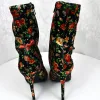 JustFab Flower Sequin Multicoloured Stiletto Shoes